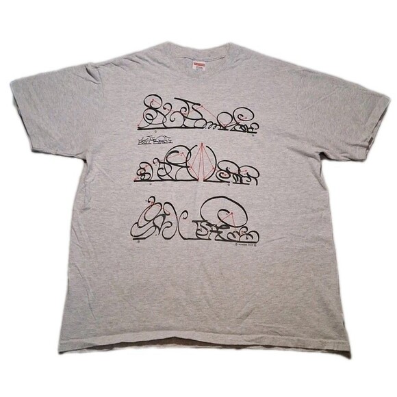 Supreme System T Shirt Mens Lrg White Crew Neck Pullover Short Sleeve Authentic - Picture 2 of 8